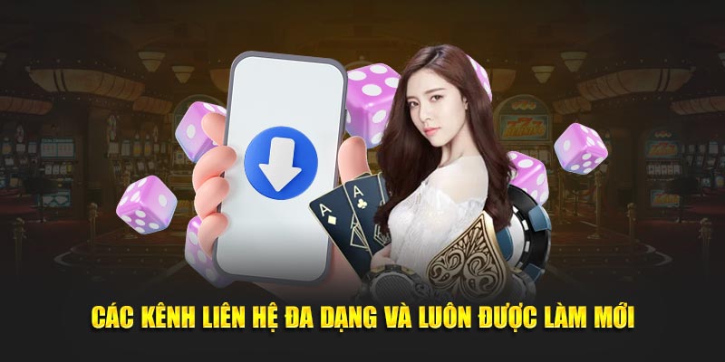 Các kênh liên hệ đa dạng và luôn được làm mới