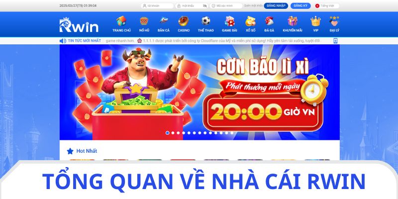 Tổng quan về nhà cái Rwin
